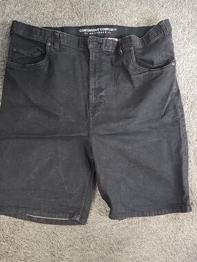 Harbor Bay Black Men's Jean Shorts
